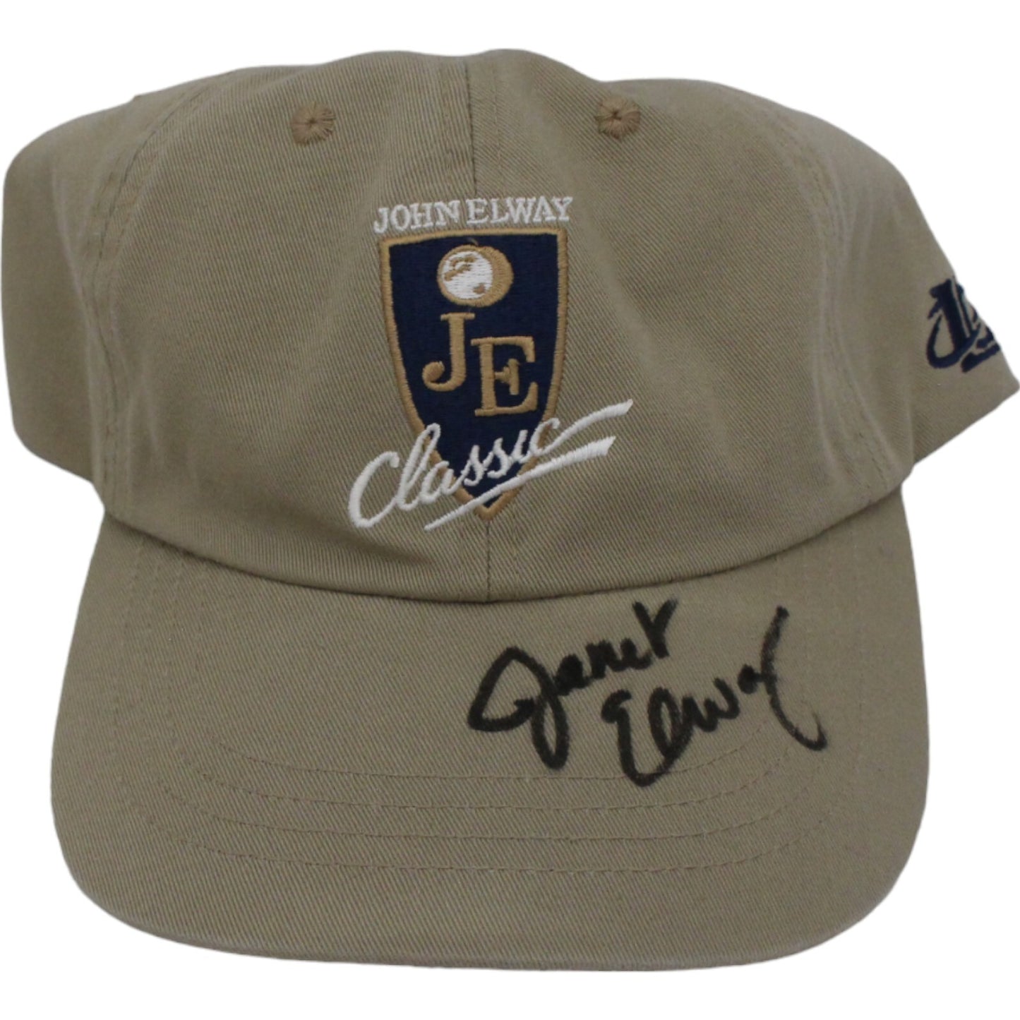 Janet Elway Autographed John Elway Classic Adjustable Hat (BAS)