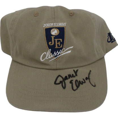 Janet Elway Autographed John Elway Classic Adjustable Hat (BAS)