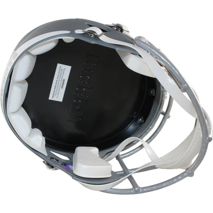 Michael Irvin Signed Dallas Cowboys Full Size Slate Helmet