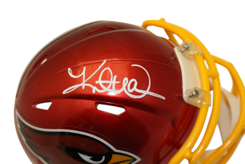 Kurt Warner Autographed Arizona Cardinals Flash Mini Helmet (Beckett)