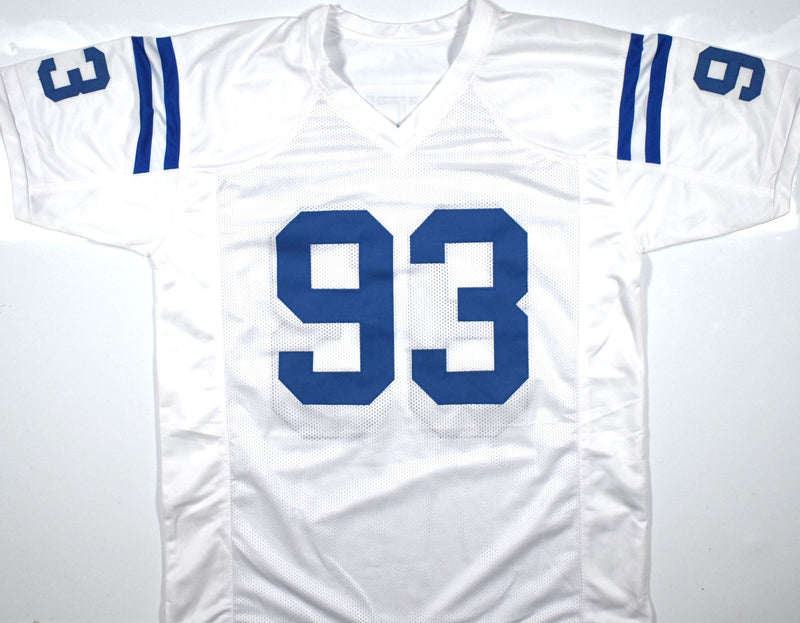 Dwight Freeney Autographed White Custom Jersey