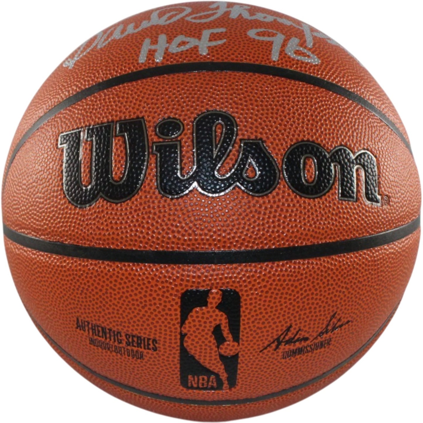 David Thompson Autographed Denver Nuggets Wilson Basketball (HOF 96)