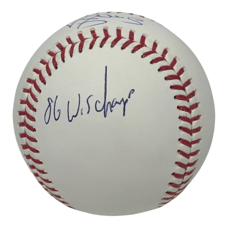 Doc Gooden & Darryl Strawberry Signed Baseball - 1986 WS Champs JSA
