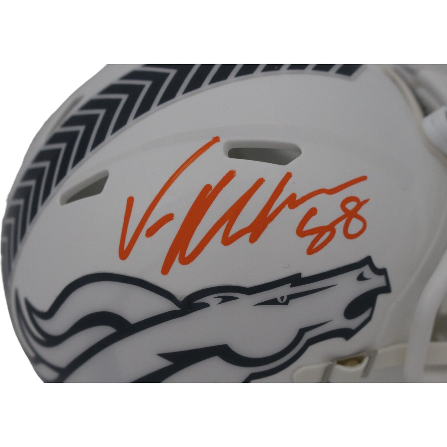 Von Miller Denver Broncos 2024 Salute to Service Signed Mini Helmet