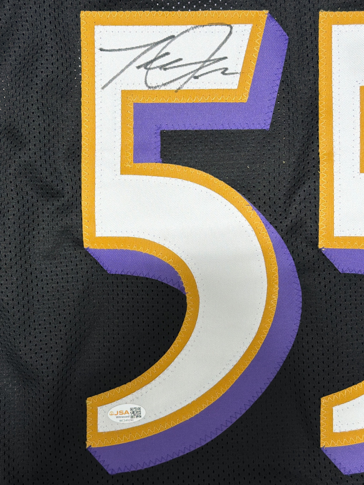 Terrell Suggs Signed Baltimore Ravens Custom Jersey