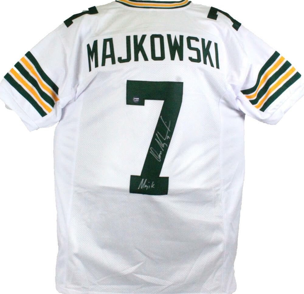 Don Majkowski Signed White Custom Football Jersey