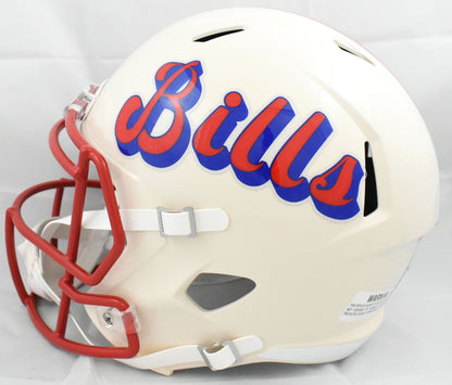 James Cook Signed Buffalo Bills Full Size Retro Speed Helmet