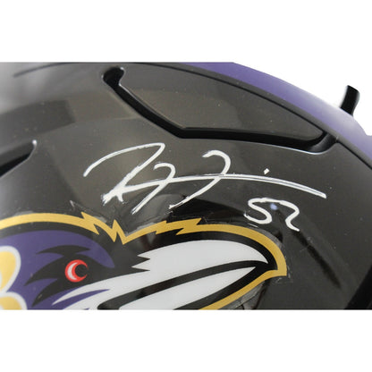 Ray Lewis Signed Baltimore Ravens Mid-Size Midi Helmet