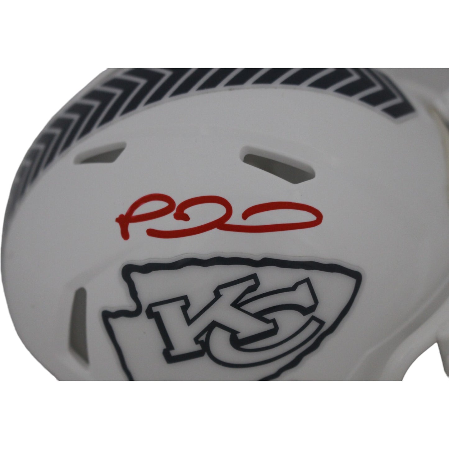 Patrick Mahomes Signed Kansas City Chiefs 2024 Salute to Service Mini Helmet