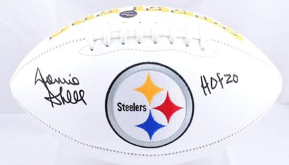 Donnie Shell Signed Pittsburgh Steelers Logo Football - HOF Inscribed