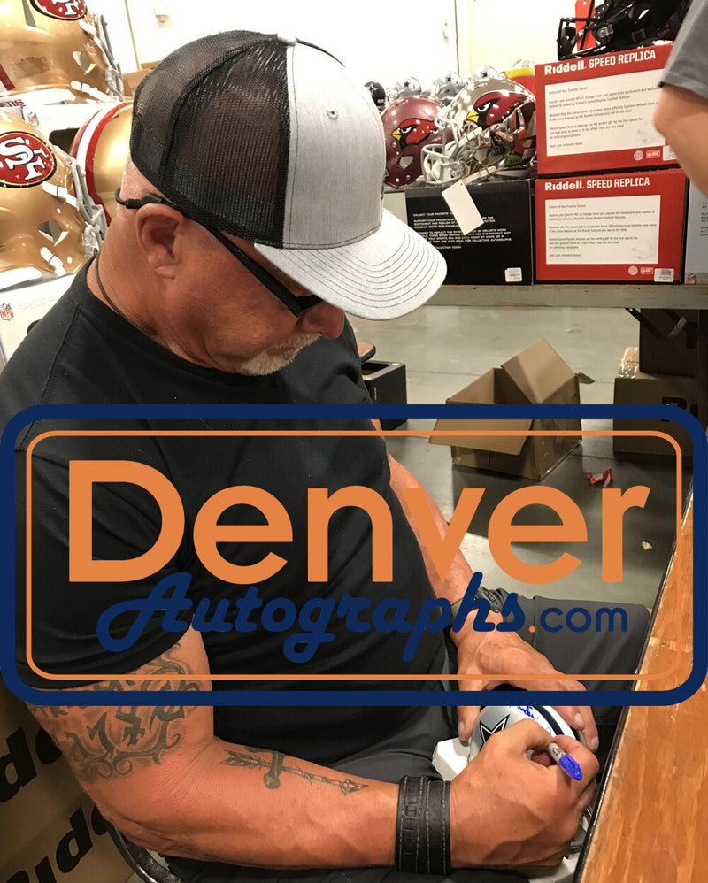 Randy White Autographed Dallas Cowboys Mini Helmet (HOF Inscription)