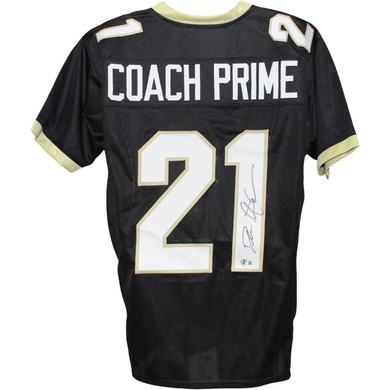 Deion Sanders Autographed College Style Custom Football Jersey