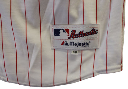 Jim Bunning Signed Philadelphia Phillies Majestic Jersey HOF