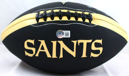 Darren Sproles Signed New Orleans Saints Black Logo Football