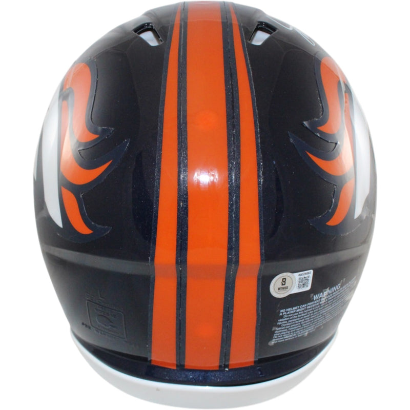 John Elway Denver Broncos Autographed Full Size Authentic Throwback Helmet