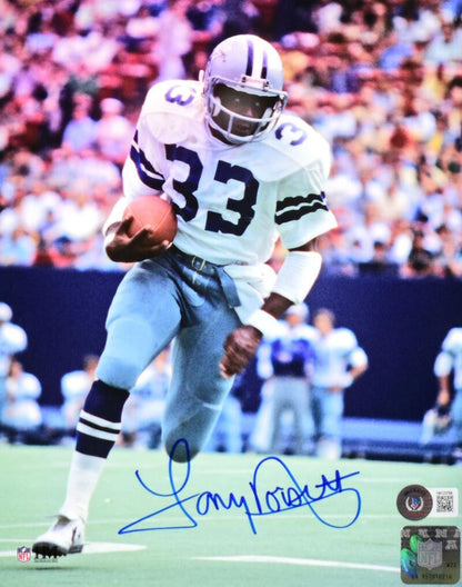 Tony Dorsett Signed Dallas Cowboys 8x10 Action Photo