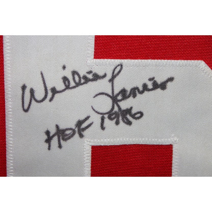 Willie Lanier Autographed Kansas City Chiefs Style Red Jersey (HOF)