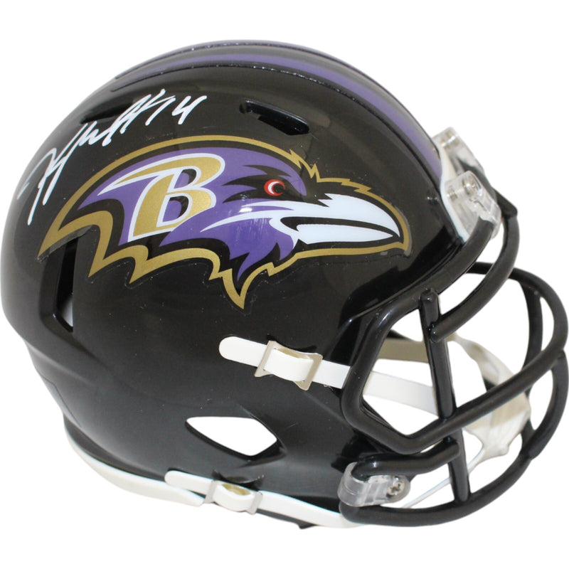 Kyle Hamilton Signed Baltimore Ravens Mini Helmet Beckett COA