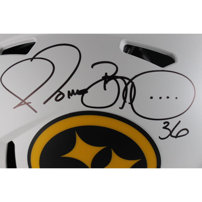 Jerome Bettis Signed Pittsburgh Steelers Full Size Lunar Speed Helmet