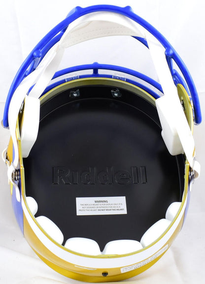 Kurt Warner Signed Rams Full Size Flash Speed Helmet