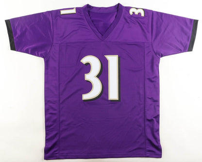 Jamal Lewis Signed Baltimore Ravens Custom Football Jersey