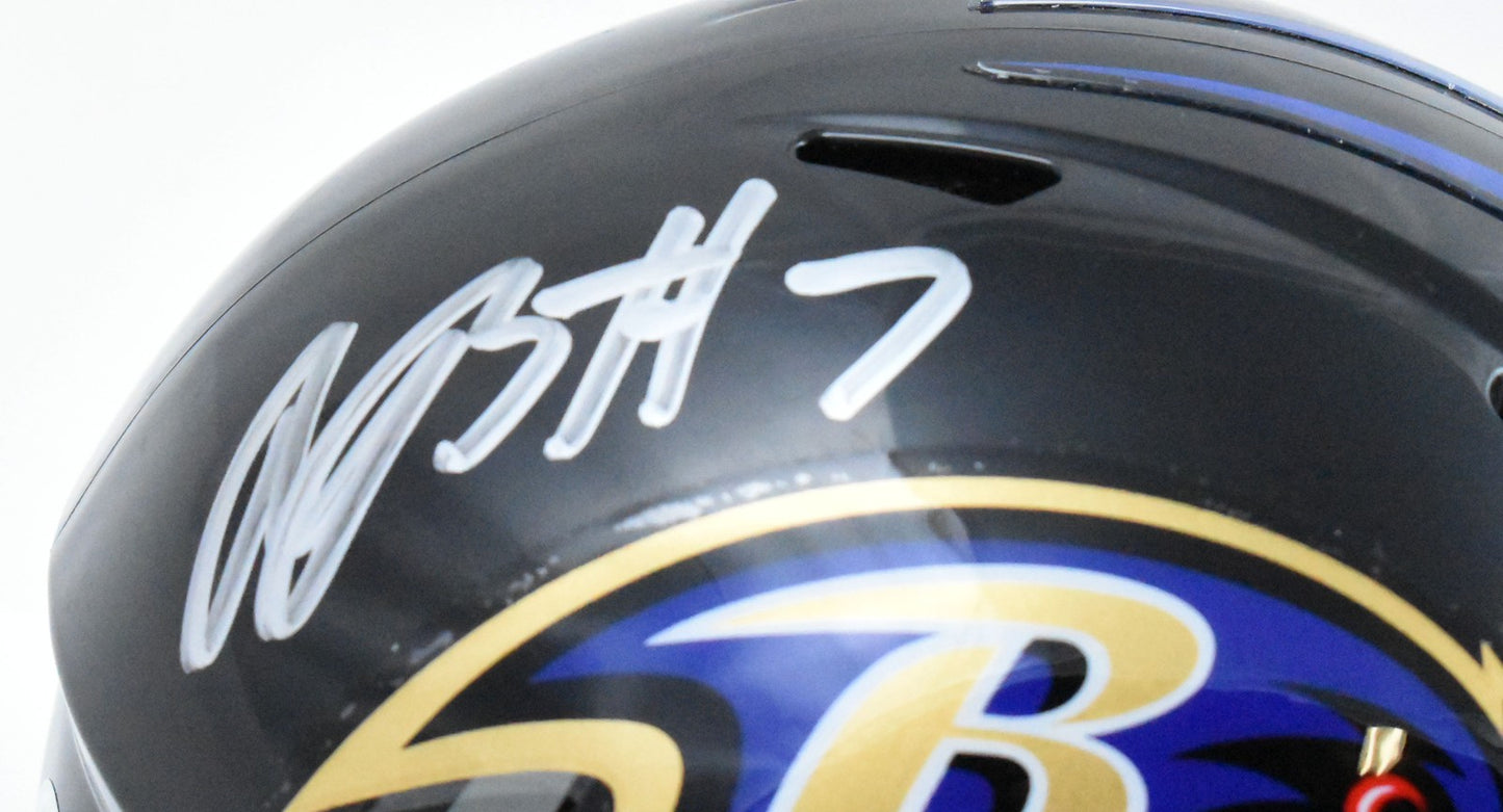 Rashod Bateman Signed Baltimore Ravens Speed Mini Helmet