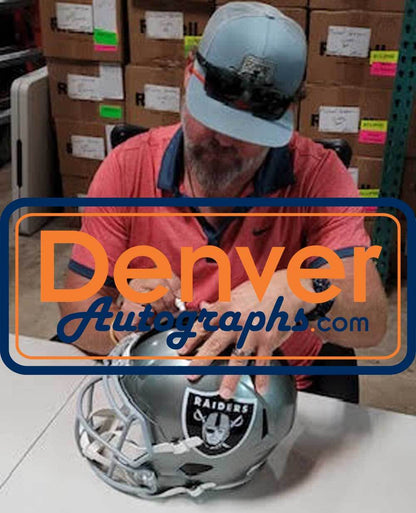 Shane Lechler Signed Las Vegas Raiders Full Size Flash Speed Helmet