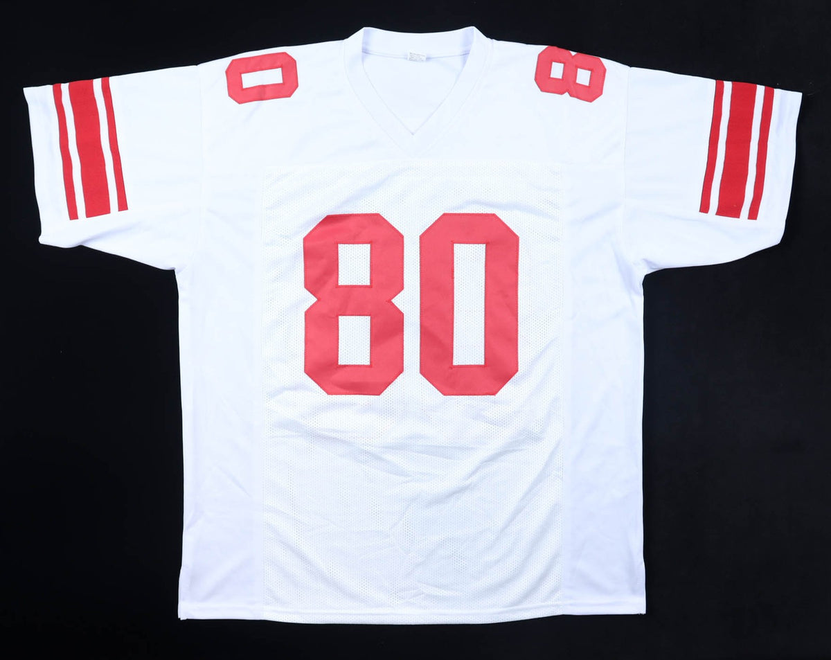 Jeremy Shockey Autographed New York Giants White Custom Jersey