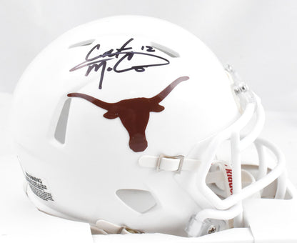 Colt McCoy Autographed Texas Longhorns Speed Mini Helmet
