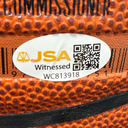 Marcus Camby, Latrell Sprewell & Larry Johnson Signed Wilson Basketball