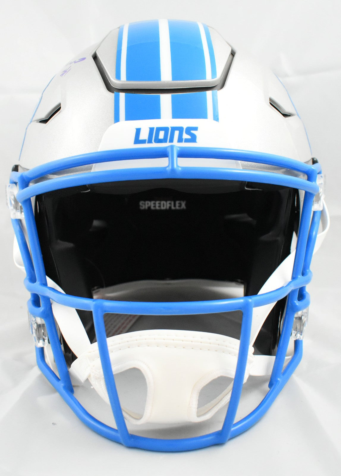 Jameson Williams Autographed Detroit Lions Full Size Speedflex Helmet