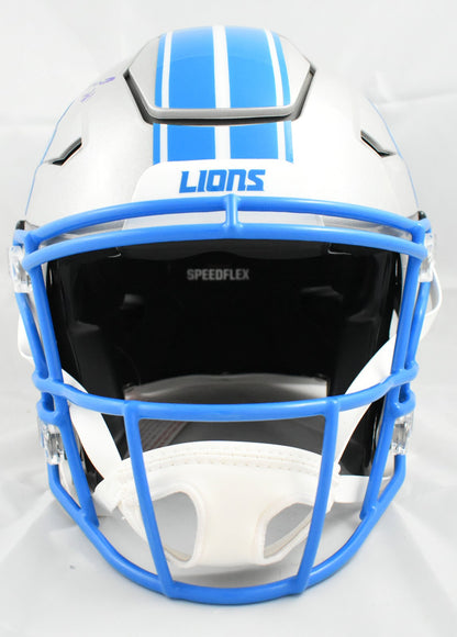 Jameson Williams Autographed Detroit Lions Full Size Speedflex Helmet
