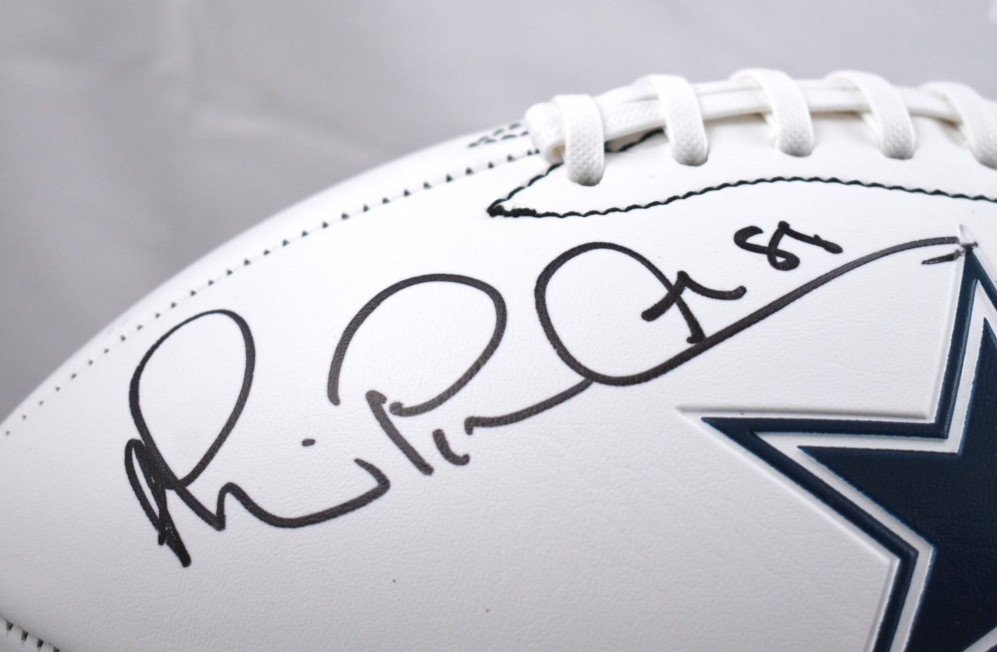 Michael Irvin Autographed Dallas Cowboys Logo Football