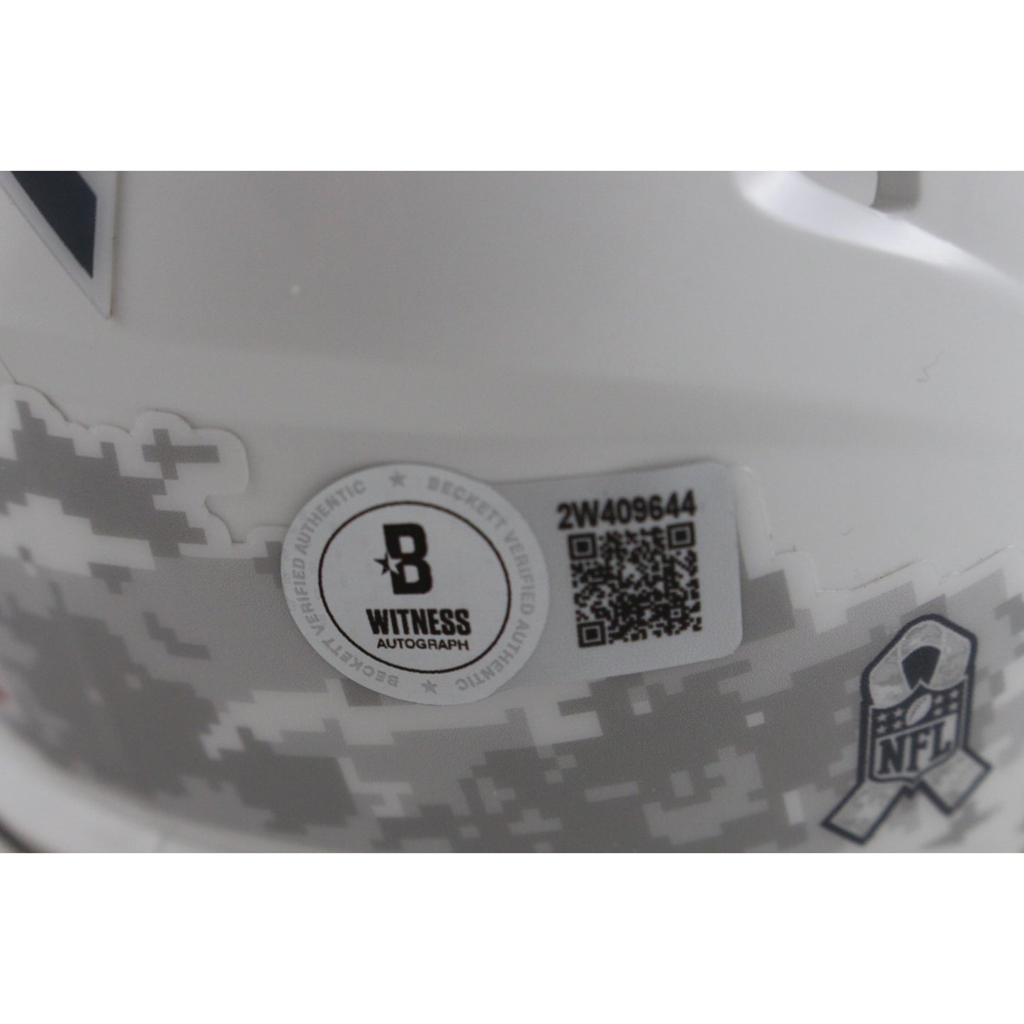 Tony Dorsett Dallas Cowboys Autographed 2024 Salute to Service Mini Helmet
