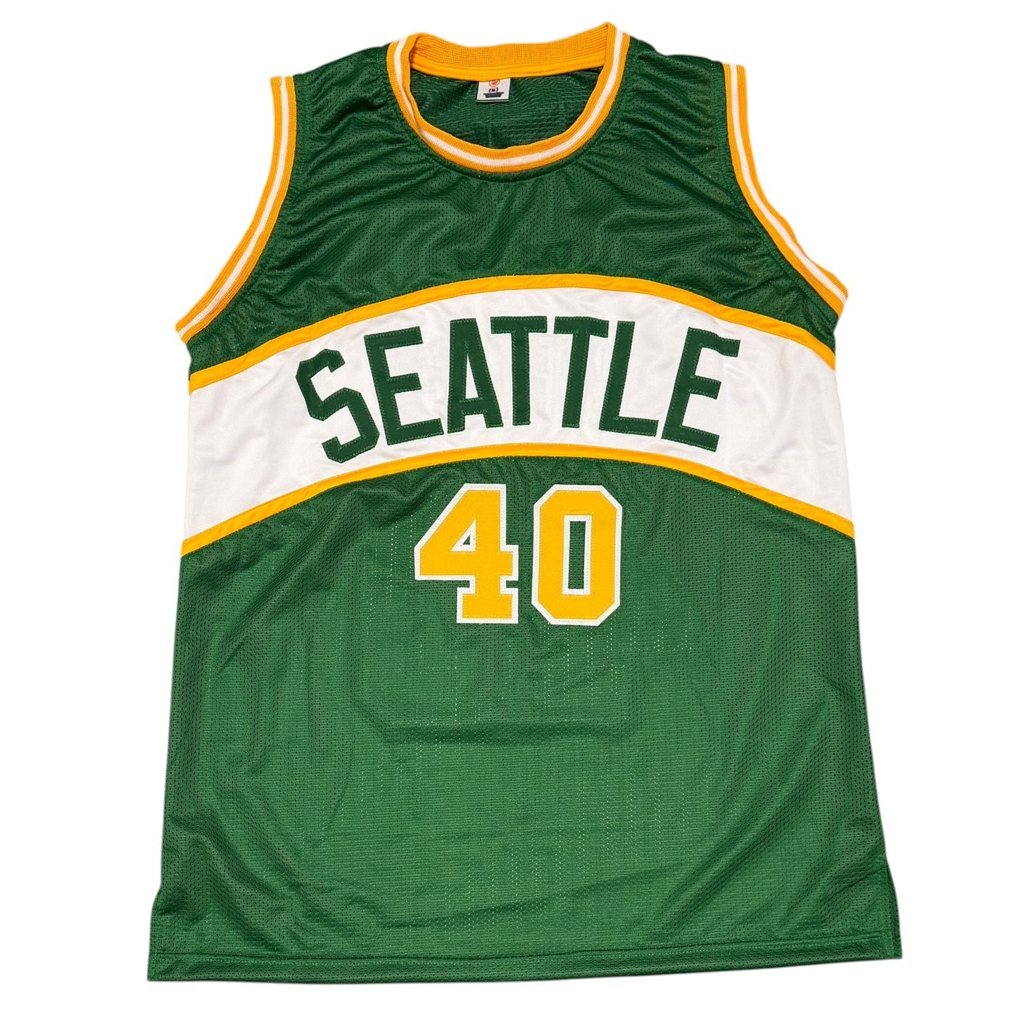 Shawn Kemp Seattle Supersonics Signed Custom Basketball Jersey