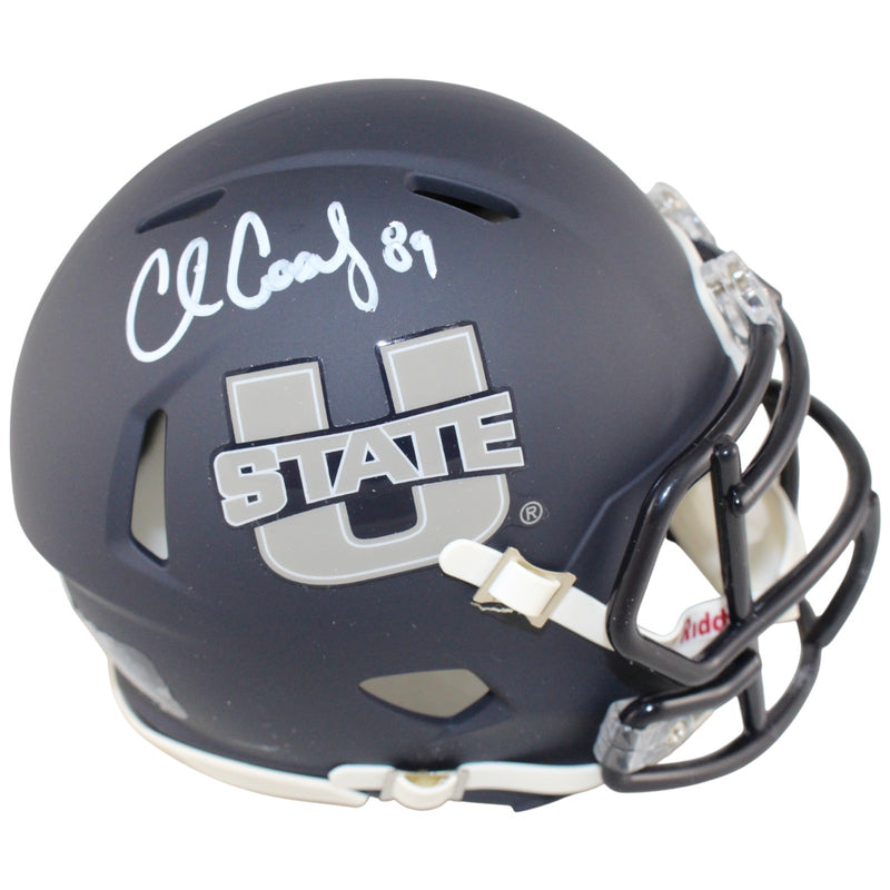 Chris Cooley Autographed Utah State Aggies Mini Helmet