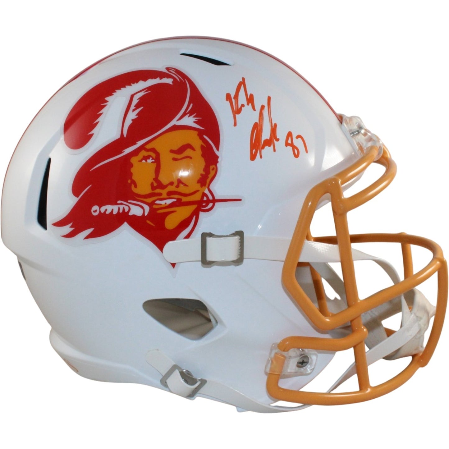 Rob Gronkowski Autographed Tampa Bay Buccaneers Throwback Full Size Helmet