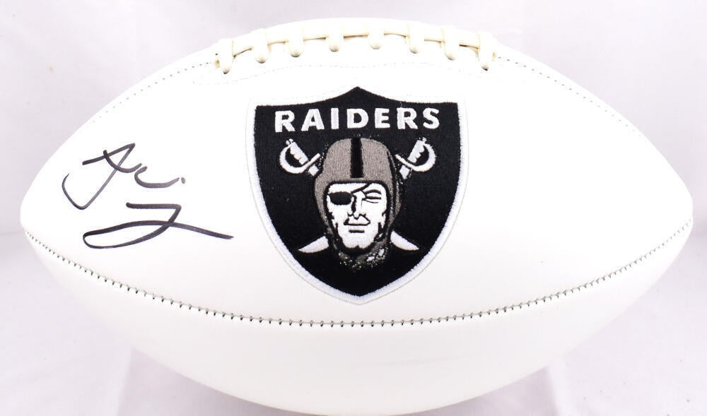 Jakobi Meyers Autographed Las Vegas Raiders Logo Football