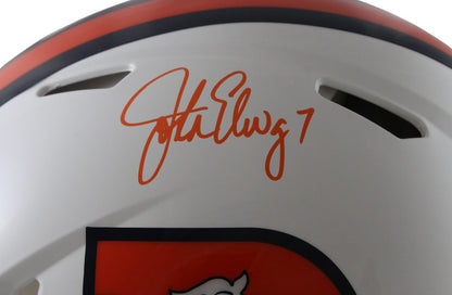 John Elway Signed Denver Broncos 2023 Alternate Full Size Authentic Helmet