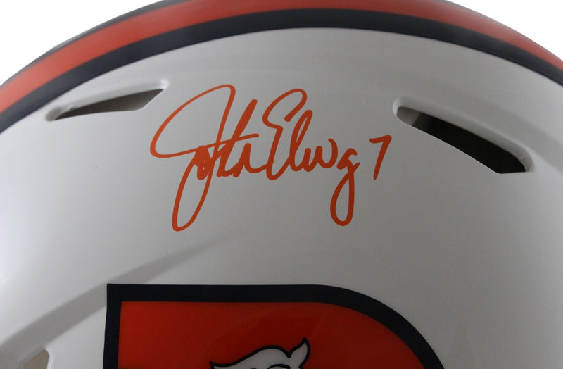 John Elway Signed Denver Broncos 2023 Alternate Full Size Authentic Helmet