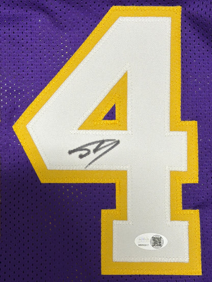 Shaquille O'Neal Signed Los Angeles Lakers Custom Jersey