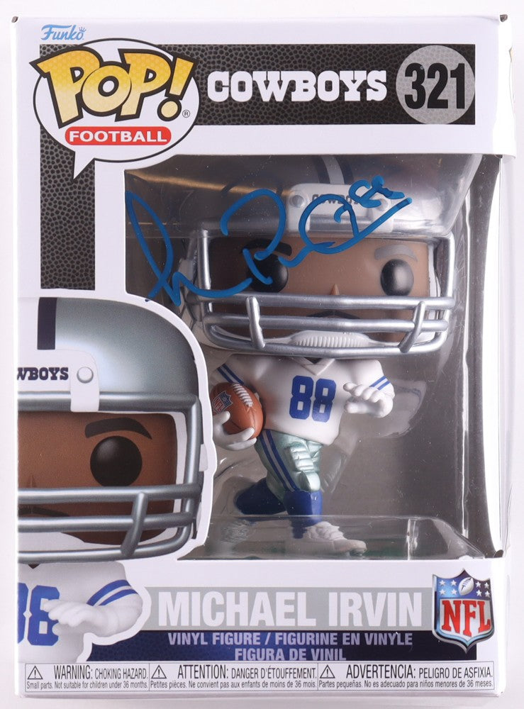 Michael Irvin Signed Dallas Cowboys Funko Pop #321