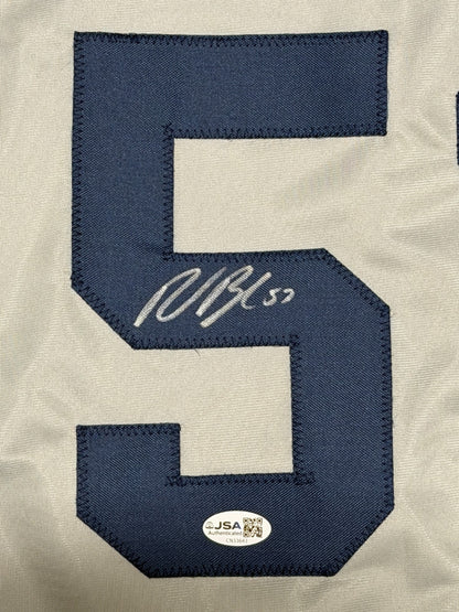 David Bednar Signed New York Yankees Custom Jersey