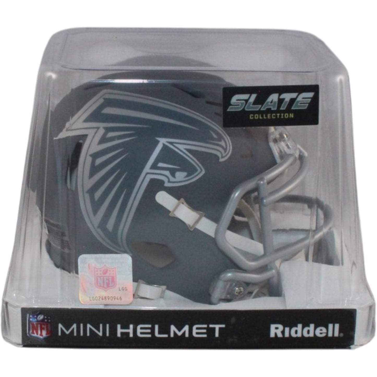 Bijan Robinson Atlanta Falcons Autographed Slate Mini Helmet