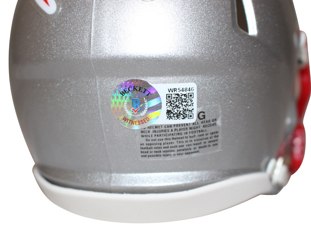 Ty Law Autographed New England Patriots Speed Mini Helmet