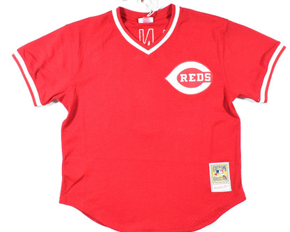 Johnny Bench Autographed Cincinnati Reds Mitchell & Ness Jersey