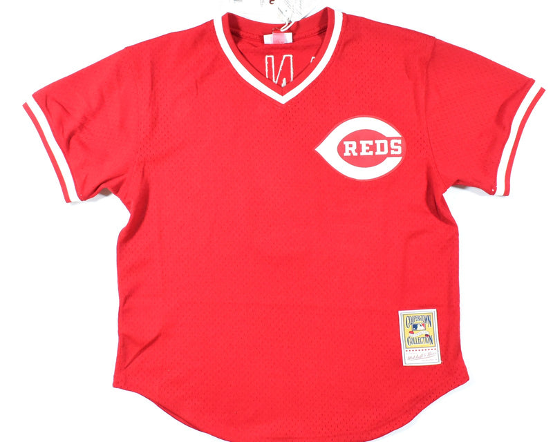 Johnny Bench Autographed Cincinnati Reds Mitchell & Ness Jersey