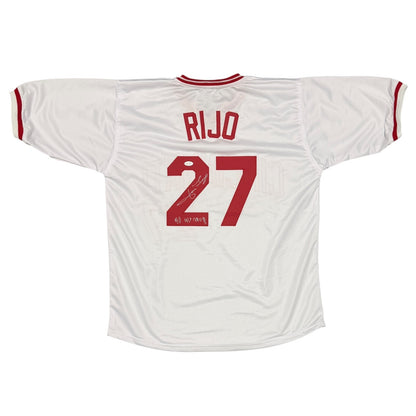 Jose Rijo Signed Cincinnati Reds Custom Jersey 90 WS MVP JSA Witness