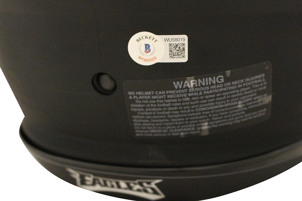Miles Sanders Signed Philadelphia Eagles Authentic Eclipse Speed Helmet
