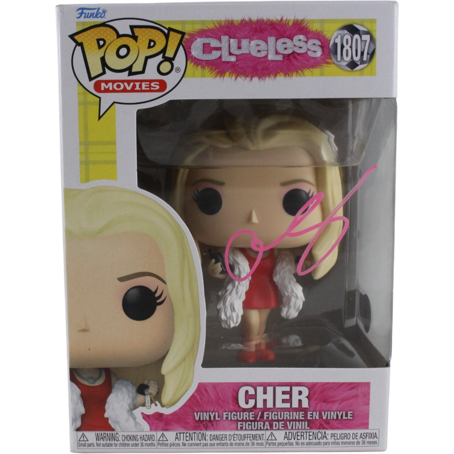 Alicia Silverstone Autographed Cher Clueless Funko Pop! #1807